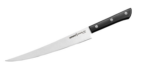 SHR-0048BF/K Нож кухонный "Samura HARAKIRI" филейный Fisherman 224 мм, кор.-стойк. сталь,ABS пластик в Твери
