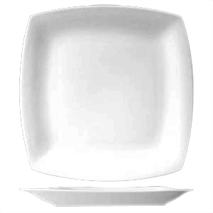 Тарелка мелкая «Штутгарт (декор)»;фарфор;D=15см;белый,зелен. в Твери
