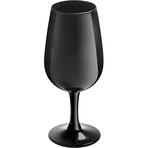 Бокал для вина «Тестер»;стекло;230мл;D=45,H=155мм;черный в Твери