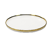 Тарелка мелкая с вертикальным бортом 20 см, Majestic Gold в Твери