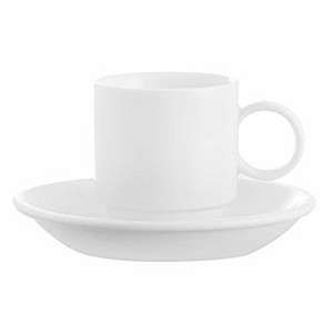 Чашка кофейная «Дайринг»;фарфор;90мл;D=56,H=60мм;белый в Твери