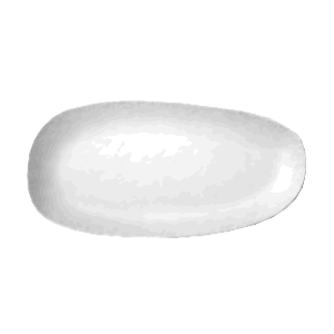 Блюдо овальное «Исола»;фарфор;,L=24,B=12см;белый в Твери