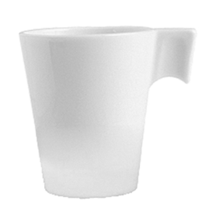 Чашка кофейная «Арома»;стекло;80мл;D=55,H=65,L=75мм;слон.кость в Твери