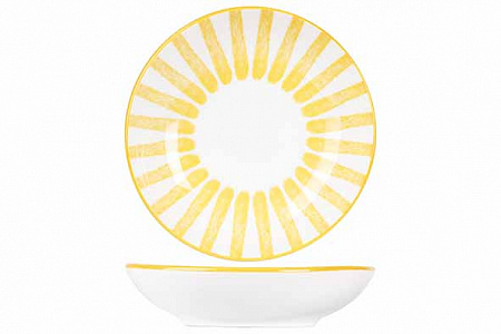 Розетка d 10,3 см h 2,3 см, цвет белый / желтый в Твери