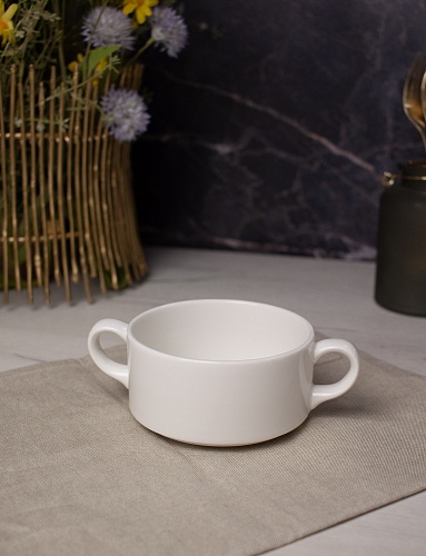 Чашка суповая с ручками 300 мл, Prime в Твери