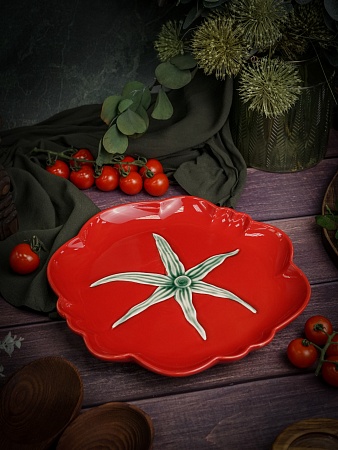 Тарелка d 28 см h 2,8 см, Tomato в Твери