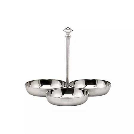 Менажница для сладостей d 6 см h 11,2 см, посеребрение в Твери