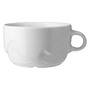 Чашка бульонная «Мелодия»;фарфор;320мл;,H=60,L=125,B=103мм;белый в Твери