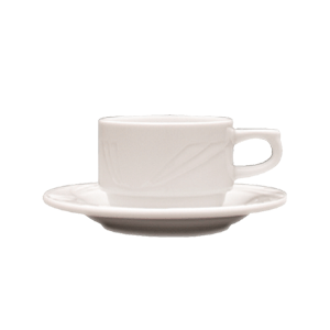 Чашка кофейная «Аркадия»;фарфор;80мл;D=60,H=45,B=90мм;белый в Твери