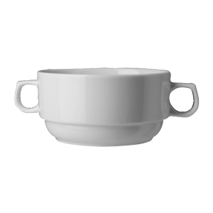 Чашка бульонная «Прага»;фарфор;390мл;D=11,H=6,L=16,B=11см;белый в Твери