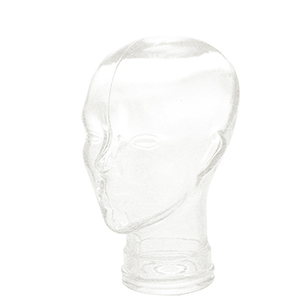 Декор для стола «Голова»;стекло;,H=29см;белый в Твери