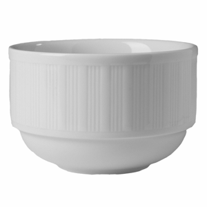Чашка бульонная «Эвита»;фарфор;280мл;D=95,H=65мм;белый в Твери