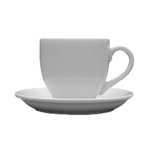 Чашка кофейная «Америка»;фарфор;100мл;D=67,H=60,L=100,B=67мм;белый в Твери