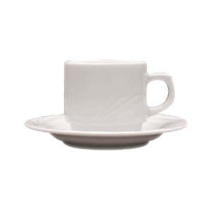 Чашка кофейная «Аркадия»;фарфор;100мл;D=60,H=55,B=85мм;белый в Твери