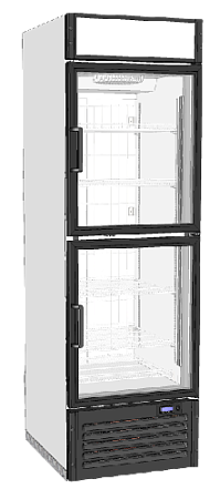 Шкаф морозильный Капри 0,5НСК две стеклянные двери (4.300.149-13) в Твери