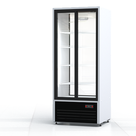 Шкаф холодильный ПРЕМЬЕР ШВУП1ТУ-0,75К2 (двери-купе, остекление с двух сторон) в Твери